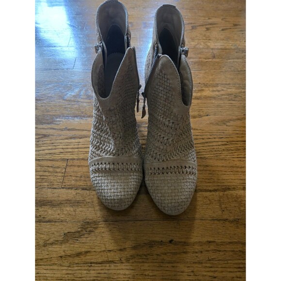 Rag & Bone Margot Perforated Suede Ankle Women's EU 40 Heeled Zipper Boots - Picture 2 of 8